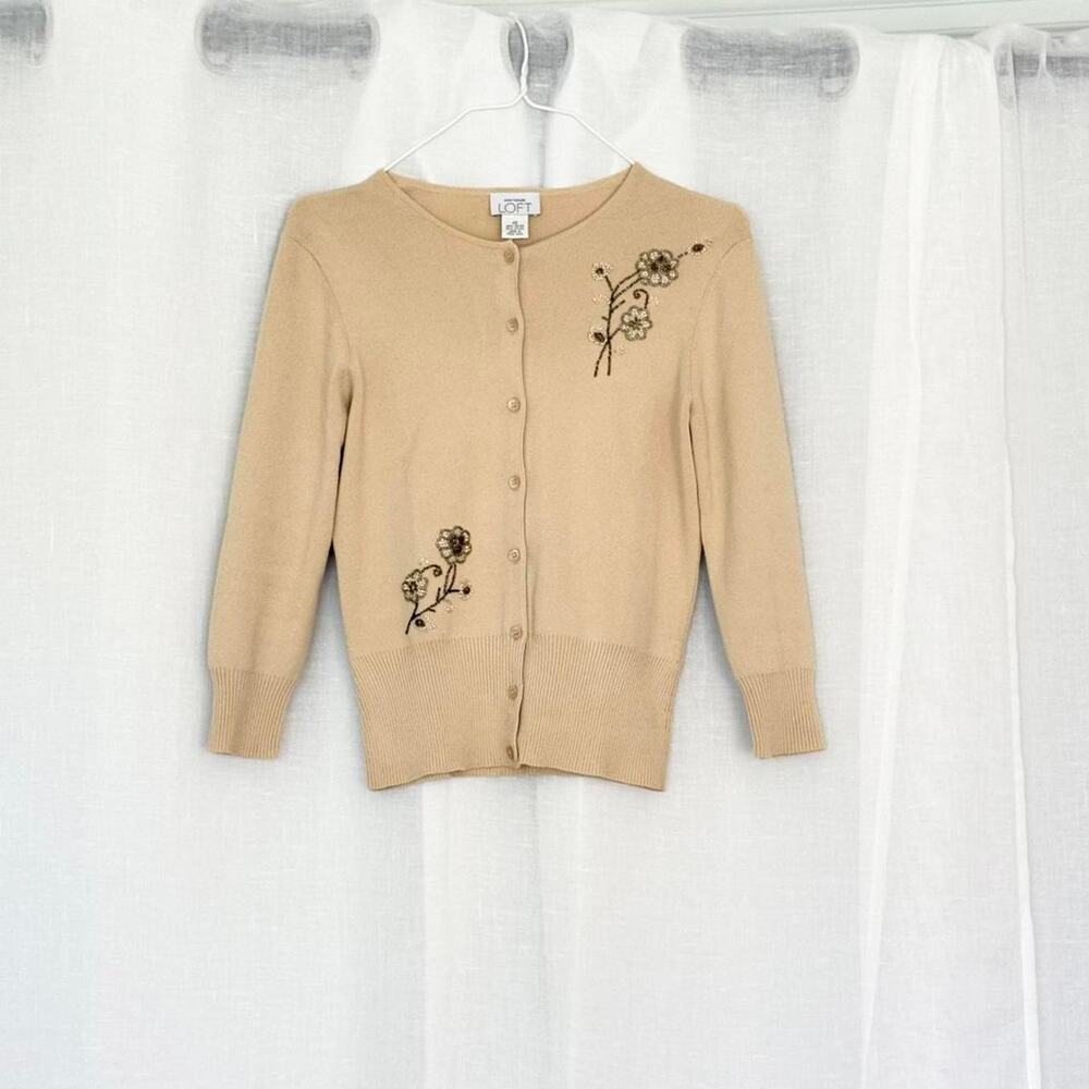 ✿ y2k beaded floral cardigan ✿